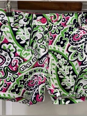 crown & ivy Floral Paisley Casual Shorts Size 2